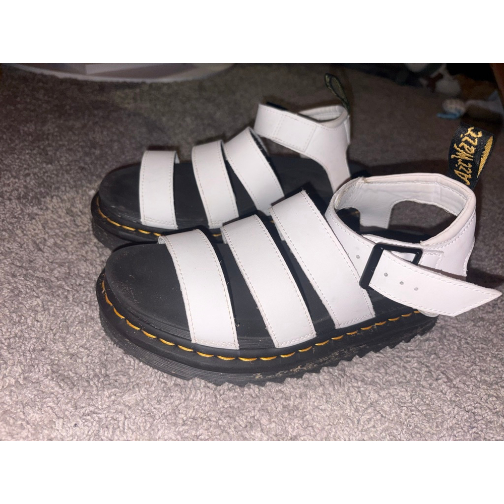 White Doc Marten Sandals